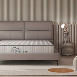 Spine-Lab Mattress 5 Zone 21cm Medium Firm Foam Bonnell Spring - King Single - White - 45-Degree Angle