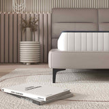 Spine-Lab Mattress 5 Zone 21cm Medium Firm Foam Bonnell Spring - King Single - White - Extra Image