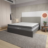 Chiro Lux Cooling Latex Foam Pocket Spring Mattress 5 Zone Medium Firmness 34cm - Single - Top-Down View