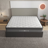 Chiro Lux Cooling Latex Foam Pocket Spring Mattress 5 Zone Medium Firmness 34cm - Double - 45-Degree Angle
