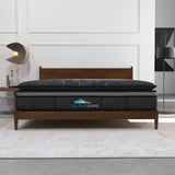 Cloud Zone Double Layer Euro Top Pocket Spring Mattress Plush Medium Firm 34cm - Queen - Side View