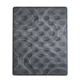Cloud Zone Double Layer Euro Top Pocket Spring Mattress Plush Medium Firm 34cm - Queen - Rear View