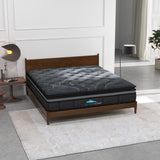 Cloud Zone Double Layer Euro Top Pocket Spring Mattress Plush Medium Firm 34cm - Queen - Low Angle