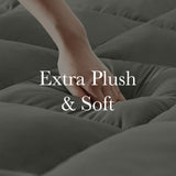 Royal Comfort 350GSM Charcoal Bamboo Quilt Luxury Bedding Duvet All Seasons - Double - Charcoal - Extra Image