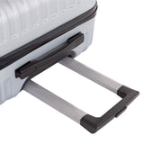 Milano Decor 3 Piece Luggage Set Travel Hard Case 20 24 28 Hard Case Durable - Silver
