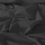 Royal Comfort 100% Jersey Cotton Quilt Cover Set Ultra Soft Bedding Luxurious - King - Charcoal Marle - Close-Up Angle