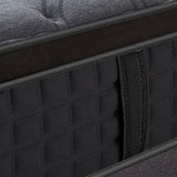 Eco Lux Euro Top 7 -Zone Pocket Spring Mattress Plush Edge Support Medium Firm - Queen