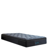 Eco Lux Euro Top 7 -Zone Pocket Spring Mattress Plush Edge Support Medium Firm - Queen - Low Angle