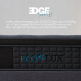 Eco Lux Euro Top 7 -Zone Pocket Spring Mattress Plush Edge Support Medium Firm - King