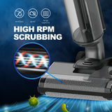 MyGenie Titan XL Intelligent Voice Wet and Dry Vacuum Mop - Grey - Front View