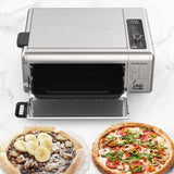 Kitchen Couture 9-In-1 Sensei XL Flip Air Fryer Oven Grill Stainless Steel - Front View