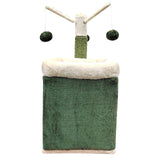4Paws Cat Tree Scratching Post House Furniture Bed Cactus Play 70cm Green - Low Angle