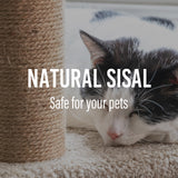 4Paws Cat Tree Scratching Post House Furniture Bed Luxury Plush Play 200cm - Grey - Top-Down View