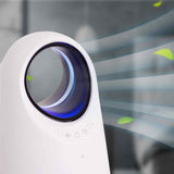 MyGenie Ultra Quiet Eco Flow Air Purifier WI-FI Control HEPA Filter White - Low Angle