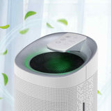 MyGenie 2-in-1 Air Purifier and Dehumidifier WI-FI Control HEPA Filter White - Side View