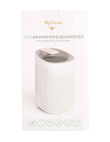 MyGenie 2-in-1 Air Purifier and Dehumidifier WI-FI Control HEPA Filter White - Rear View
