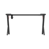 Dyskord Gaming Table Desk Office Desktop Steel LED RGB Lighting - Top-Down View