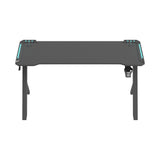 Dyskord Gaming Table Desk Office Desktop Steel LED RGB Lighting