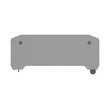 Dyskord Adjustable Gaming Table Desk Office Desktop Steel LED RGB Lighting - Side View