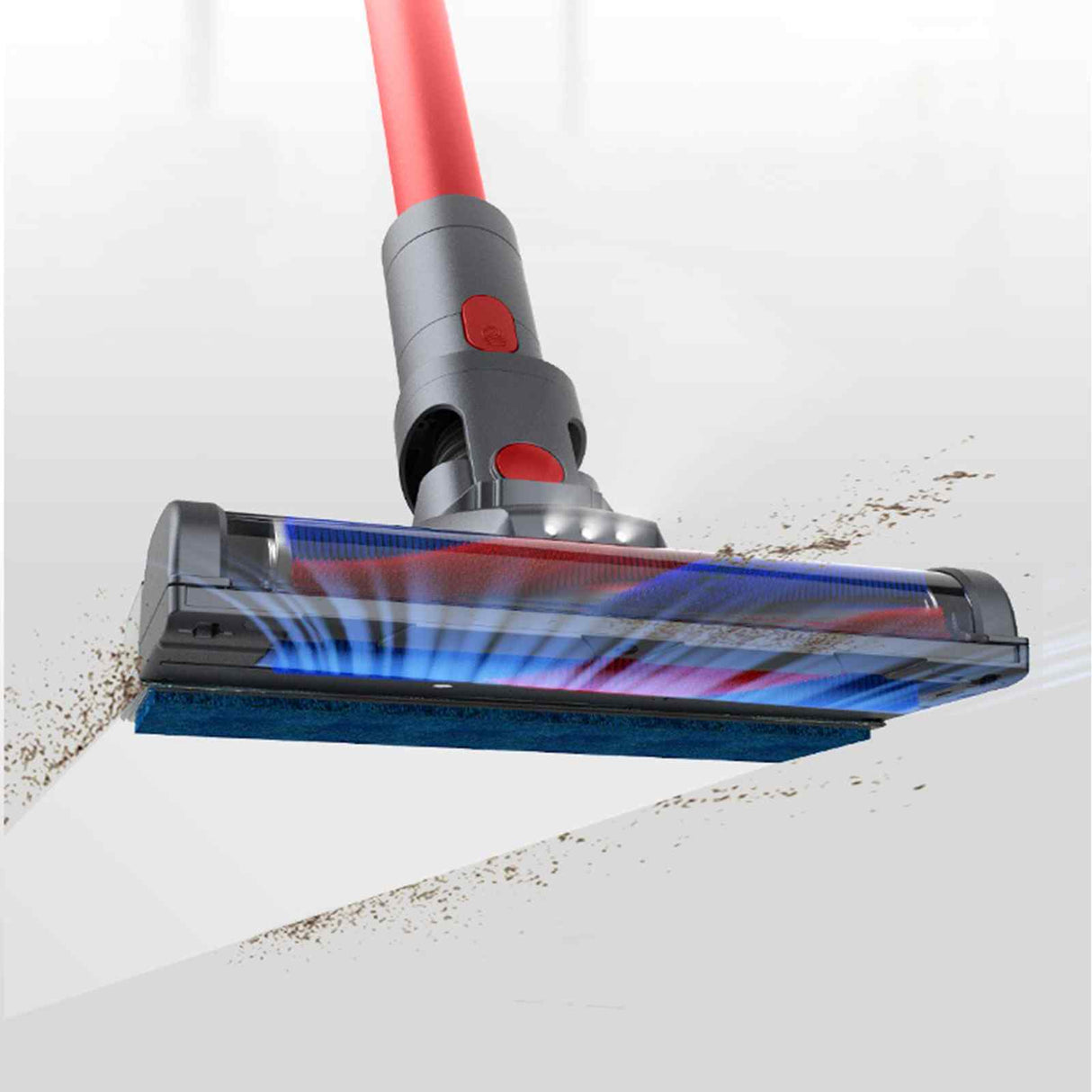MyGenie H20 PRO Wet Mop 2-IN-1 Cordless Stick Vacuum Cleaner Handheld Recharge - Red