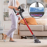MyGenie H20 PRO Wet Mop 2-IN-1 Cordless Stick Vacuum Cleaner Handheld Recharge - Red - Extra Image
