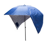 Havana Outdoors Beach Umbrella 2.4M Outdoor Garden Beach Portable Shade Shelter - Blue - Extra Image