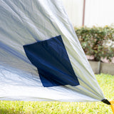 Havana Outdoors Beach Umbrella 2.4M Outdoor Garden Beach Portable Shade Shelter - Blue - Extra Image
