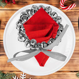 Bread and Butter Napkin Rings - Bell - 4 Pack - Front View