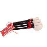 Bread and Butter Snowman Spoons 4 Pack - Front View