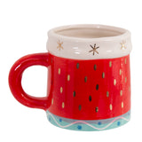 Bread and Butter Santa Mug 14 Oz - Side View