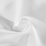 Royal Comfort Mulberry Soft Silk Hypoallergenic Pillowcase Twin Pack 51 x 76cm - White - Top-Down View