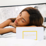 Royal Comfort Mulberry Soft Silk Hypoallergenic Pillowcase Twin Pack 51 x 76cm - Silver