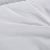 Royal Comfort 1000GSM Memory Mattress Topper Cover Protector Underlay - Single - White - 45-Degree Angle