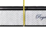 Ergopedic Mattress 5 Zone Latex Pocket Spring Mattress In A Box 30cm - Double - White Grey Black
