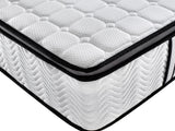 Ergopedic Mattress 5 Zone Latex Pocket Spring Mattress In A Box 30cm - King - White  Grey  Black - Extra Image