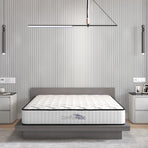 Comforpedic Mattress 5 Zone Medium Support Foam Bonnell Spring 21CM - King - White Black, image 4