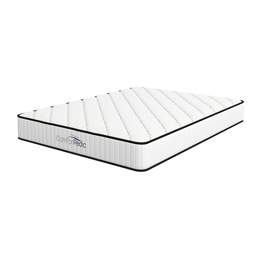 Comforpedic Mattress 5 Zone Medium Support Foam Bonnell Spring 21CM - King - White Black, image 6