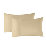 Royal Comfort Bamboo Blended Quilt Cover Set 1000TC Ultra Soft Luxury Bedding - Double - Ivory - Side View