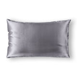Royal Comfort Pure Silk Pillow Case 100% Mulberry Silk Hypoallergenic Pillowcase - Charcoal - Low Angle