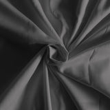 Royal Comfort 1000TC Hotel Grade Bamboo Cotton Sheets Pillowcases Set Ultrasoft - Queen - Pewter - Rear View