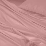 Royal Comfort 1000TC Hotel Grade Bamboo Cotton Sheets Pillowcases Set Ultrasoft - Queen - Blush - Rear View