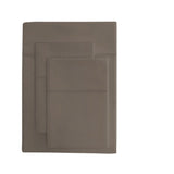 Balmain 1000 Thread Count Hotel Grade Bamboo Cotton Quilt Cover Pillowcases Set - King - Pewter - Close-Up Angle