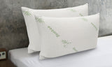 Memory Foam Pillow Bamboo Covered Ultra Soft Hypoallergenic - Side View