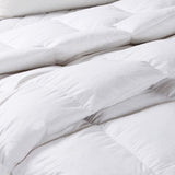 Royal Comfort 50% Goose Feather 50% Down 500GSM Quilt Duvet Deluxe Soft Touch - King - White - Front View