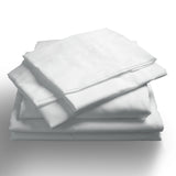 Royal Comfort 1000TC Hotel Grade Bamboo Cotton Sheets Pillowcases Set Ultrasoft - Double - White