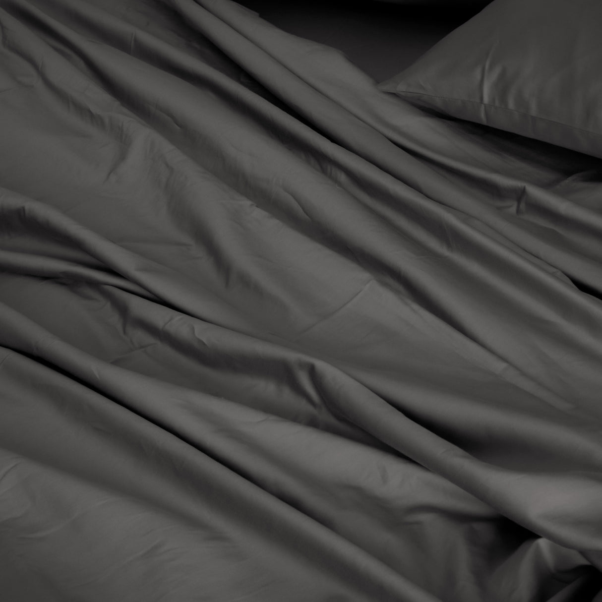 Royal Comfort 1000TC Hotel Grade Bamboo Cotton Sheets Pillowcases Set Ultrasoft - Double - Pewter