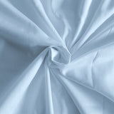 Royal Comfort 1000TC Hotel Grade Bamboo Cotton Sheets Pillowcases Set Ultrasoft - Double - Blue Fog - Rear View