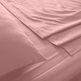 Royal Comfort 1000TC Hotel Grade Bamboo Cotton Sheets Pillowcases Set Ultrasoft - Double - Blush