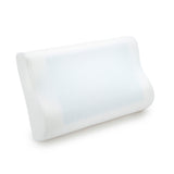 Royal Comfort Cooling Gel Contour High Density Memory Foam Pillow Twin Pack - Rear View