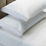 Royal Comfort 1000 Thread Count Sheet Set Cotton Blend Ultra Soft Touch Bedding - King - White - Front View